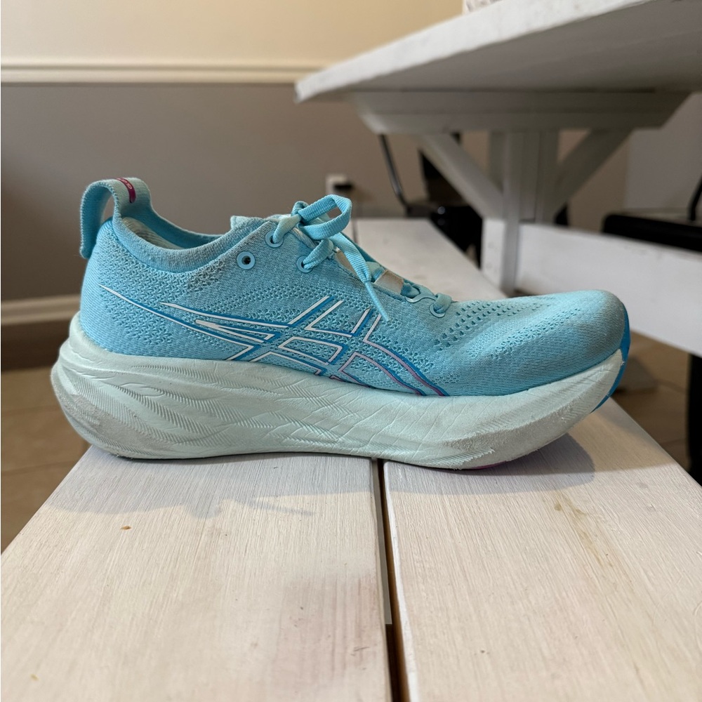 Asics Sky Blue Athletic Sneakers - Picture 6 of 12